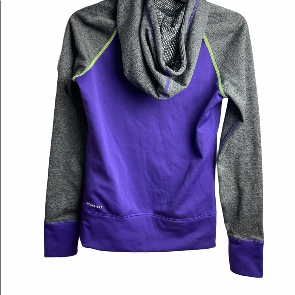 EUC Nike Pull Over Hoodie Purple/ Gray Size XS - Picture 2 of 10